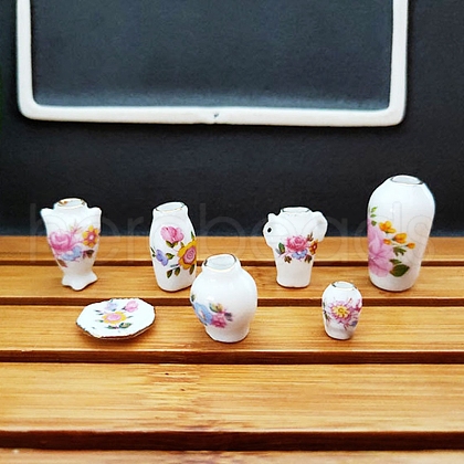 Ceramic Vase Miniature Ornaments BOTT-PW0001-154-1