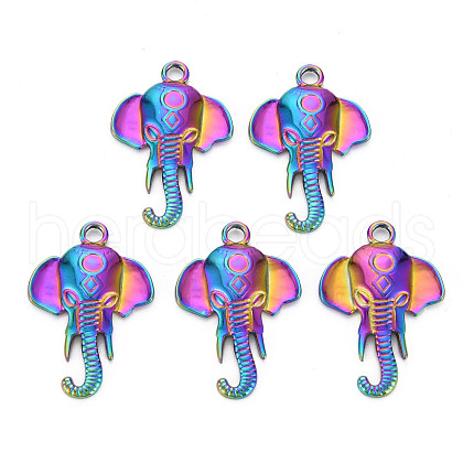 201 Stainless Steel Pendants STAS-S119-037-1