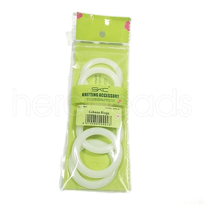 PE Plastic Locking Stitch Marker Rings DIY Knitting Tools Crochet Accessories PW22071312517-1