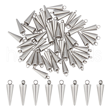 Unicraftale 50Pcs 303 Stainless Steel Charms STAS-UN0048-60-1