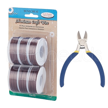 BENECREAT Round Aluminum Wire AW-BC0003-32E-1.2mm-1