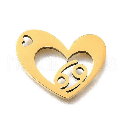 201 Stainless Steel Pendants STAS-A116-01G-04-1