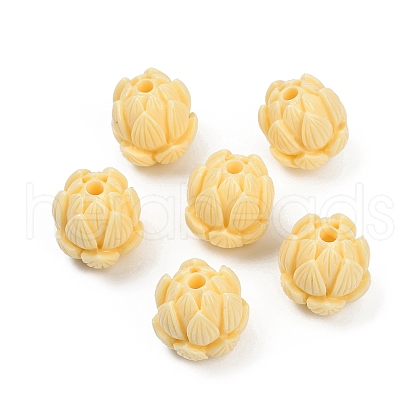 Synthetic Coral Carved Beads CORA-S025-01-1