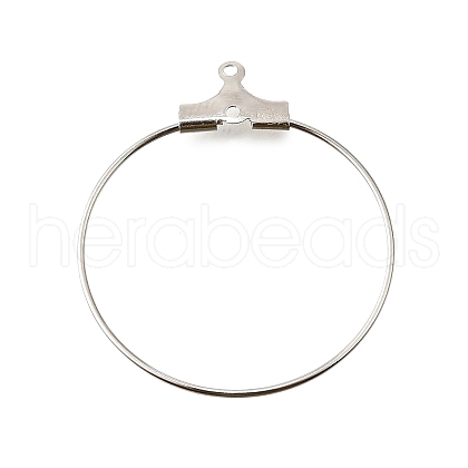 Rack Plating Brass Ring Hoop Earrings KK-L125-01P-1