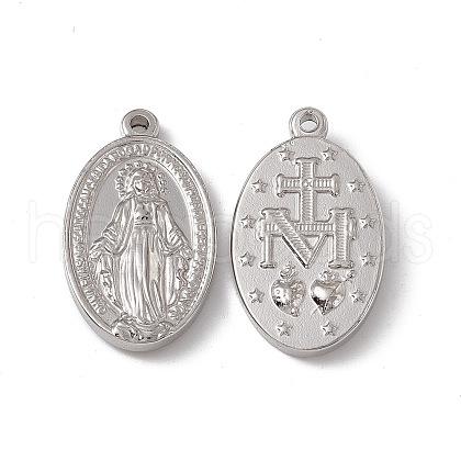 Non-Tarnish 201 Stainless Steel Pendants STAS-J401-VC618-1