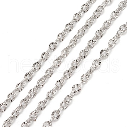 Tarnish Resistant 304 Stainless Steel Cable Chains CHS-N002-02A-P-1