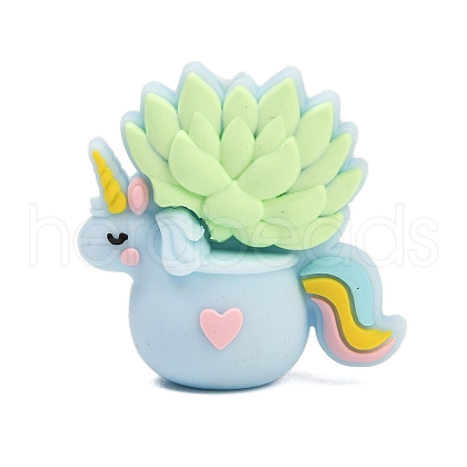 3D Three-Dimensional Horse Silicone Beads SIL-V002-10E-1