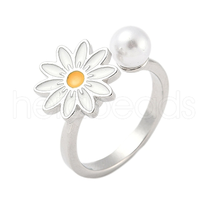 Brass Rotating Cuff Rings for Women RJEW-C132-03P-1