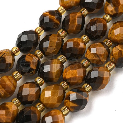 Natural Tiger Eye Beads Strands G-N342-60-1