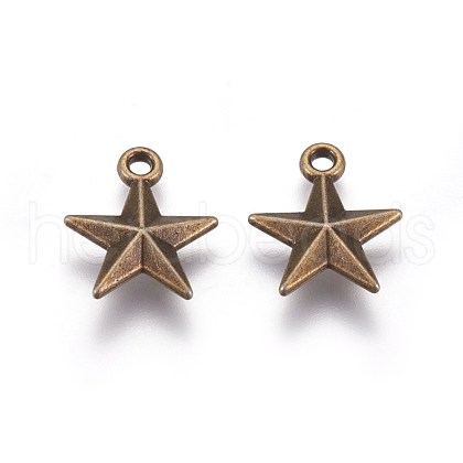 Tibetan Style Alloy Pendants TIBE-ZN61909-AB-FF-1