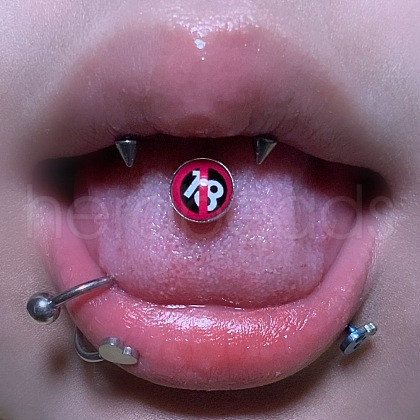 Stainless Steel Tongue Rings WG8D8C3-05-1