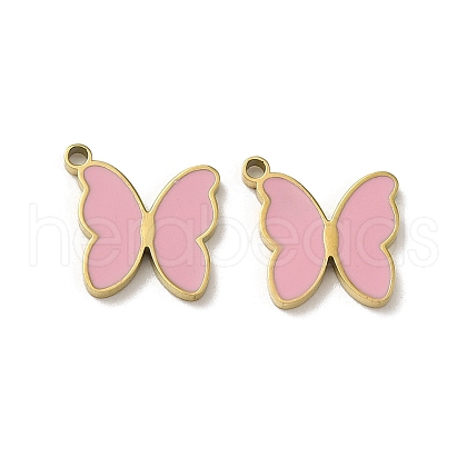 Ion Plating(IP) 316L Surgical Stainless Steel Charms STAS-D035-06G-01-1