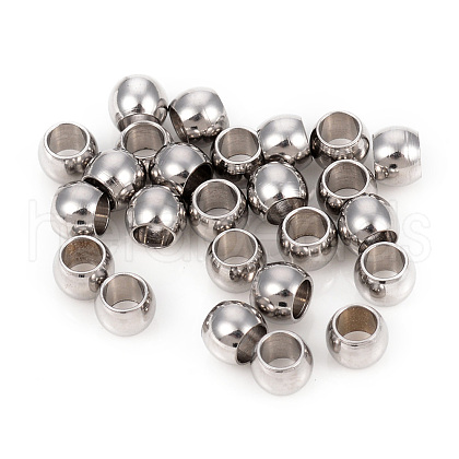 201 Stainless Steel Spacer Beads STAS-L244-24B-P-1
