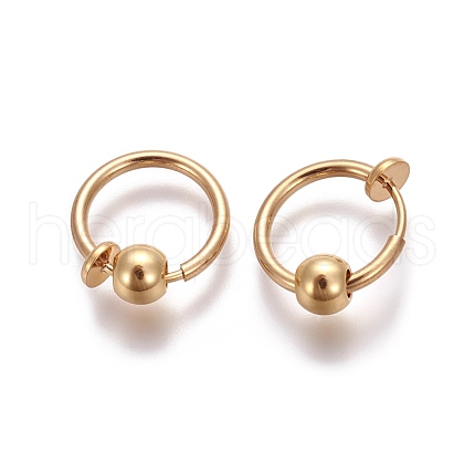 Electroplate Brass Retractable Clip-on Earrings EJEW-L221-02N-1