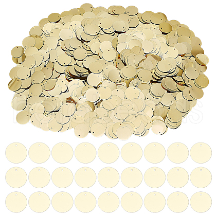 GOMAKERER 100G PVC Plastic Sequins/Paillette Pendants FIND-GO0003-43-1