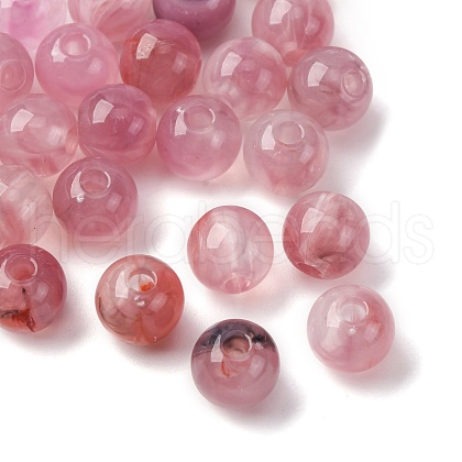 40Pcs Transparent Acrylic Beads OACR-S069-02A-1