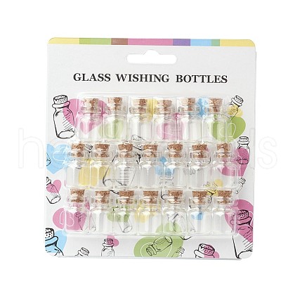 Bead Containers Clear Glass Jar Glass Bottles AJEW-JP0001-02-1