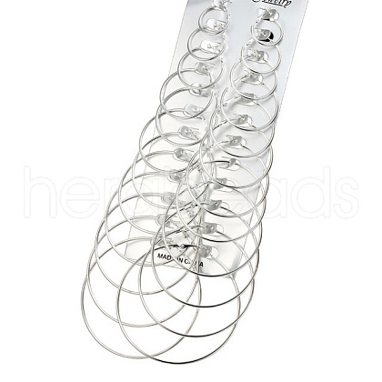 Alloy Hoop Earrings Sets WG0E569-04-1