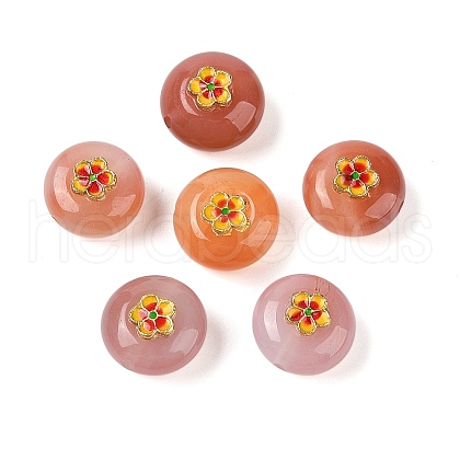 Natural Agate Rondelle Beads G-F773-02-1