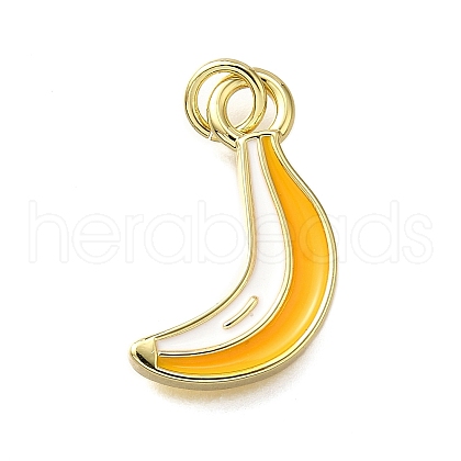 Brass Enamel Pendants KK-B136-07G-05-1