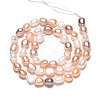 Natural Cultured Freshwater Pearl Beads Strands PEAR-N014-05N-01-3