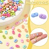 60G 10 Colors Opaque Acrylic Beads MACR-CJ0002-20-3