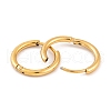 Ion Plating(IP) Round Ring 304 Stainless Steel Hoop Earrings for Women EJEW-G388-02C-G-2