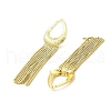 Hollow Teardrop Brass Stud Earrings EJEW-L270-26A-G-2