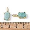 Natural Amazonite Pendants X-KK-F892-31G-01-3