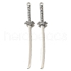 Tibetan Style Alloy Big Pendants FIND-G078-32G-AS-1
