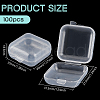 Transparent Plastic Box CON-WH0085-93-2