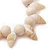 Summer Beach Natural Spiral Shell Stretch Bracelets BJEW-JB10356-4