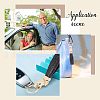 CHGCRAFT 1Pcs PU Leather Keychain KEYC-CA0001-17-6
