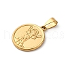 201 Stainless Steel Pendants STAS-C130-05G-2