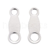 Brass Chain Tabs KK-L205-01S-3