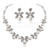 Alloy Rhinestone Earrings & Necklaces Sets FS-WG653B5-05-2