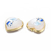 Resin Pendants PALLOY-N161-009-NR-4