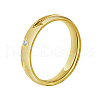 Arrow Pattern Stainless Steel Finger Ring for Women HA9923-1-1