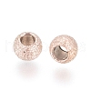 Ion Plating(IP) 304 Stainless Steel Textured Spacer Beads STAS-P108-04RG-A-2