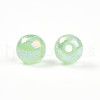 Electroplate Pearlized Glass Pearl Beads EGLA-T021-14A-05-2