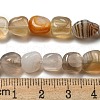 Natural Botswana Agate Beads Strands G-D081-A10-01-5