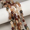 Natural Rutilated Quartz Beads Strands G-R445-6x8-38-01-1