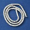 Electroplated Synthetic Non-Magnetic Hematite Beads Strands G-H020-F01-04-2
