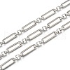 Tarnish Resistant Handmade 304 Stainless Steel Link Chains CHS-M004-02P-1