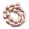 Natural Nucleated Pearl Beads Strands PEAR-B004-15F-01D-4