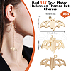 Beebeecraft 10Pcs Halloween Themed Brass Pendants KK-BBC0015-68D-2