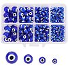 Handmade Evil Eye Lampwork Round Beads LAMP-NB0001-01-1