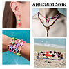  225Pcs 15 Colors Opaque Acrylic Beads SACR-TA0001-12-7