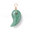 Natural Mixed Stone Pendants PALLOY-JF01123-2