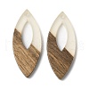 Luminous Glow in the Dark Wood & Resin Pendant WOOD-H104-06-2